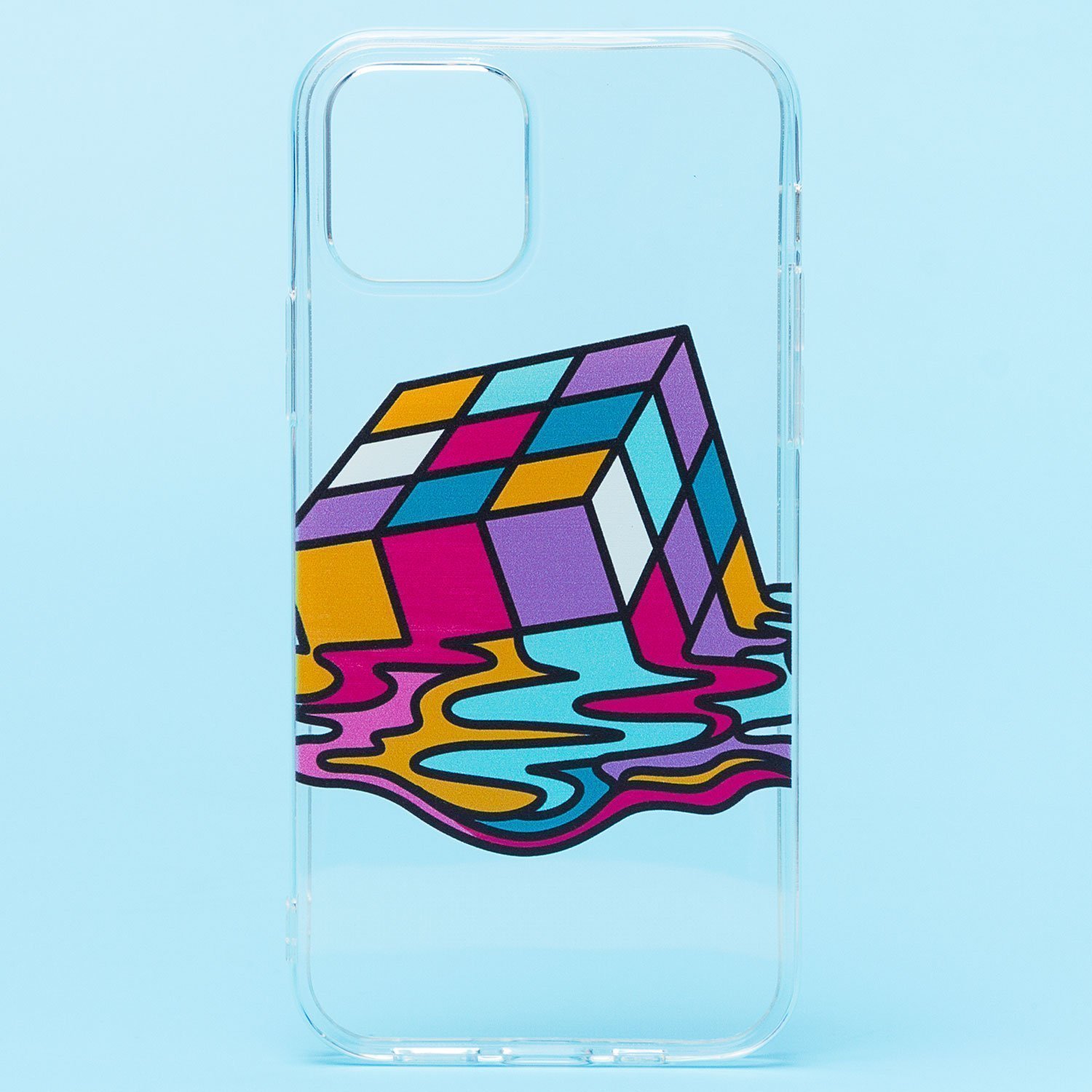 

Чехол iPhone 12 mini силиконовый (рис. 225/001), Прозрачный, iPhone 12 mini