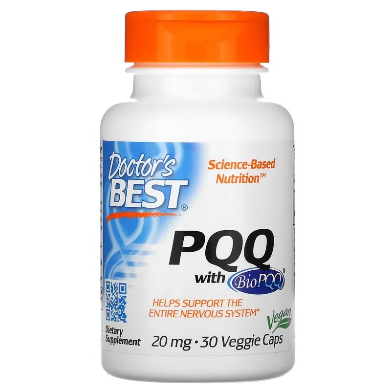 

Doctor's Best, PQQ с BioPQQ, 20 мг, 30 вегетарианских капсул, DRB-00295