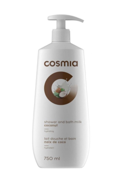 фото Гель для душа cosmia milk coconut кокос 750 мл