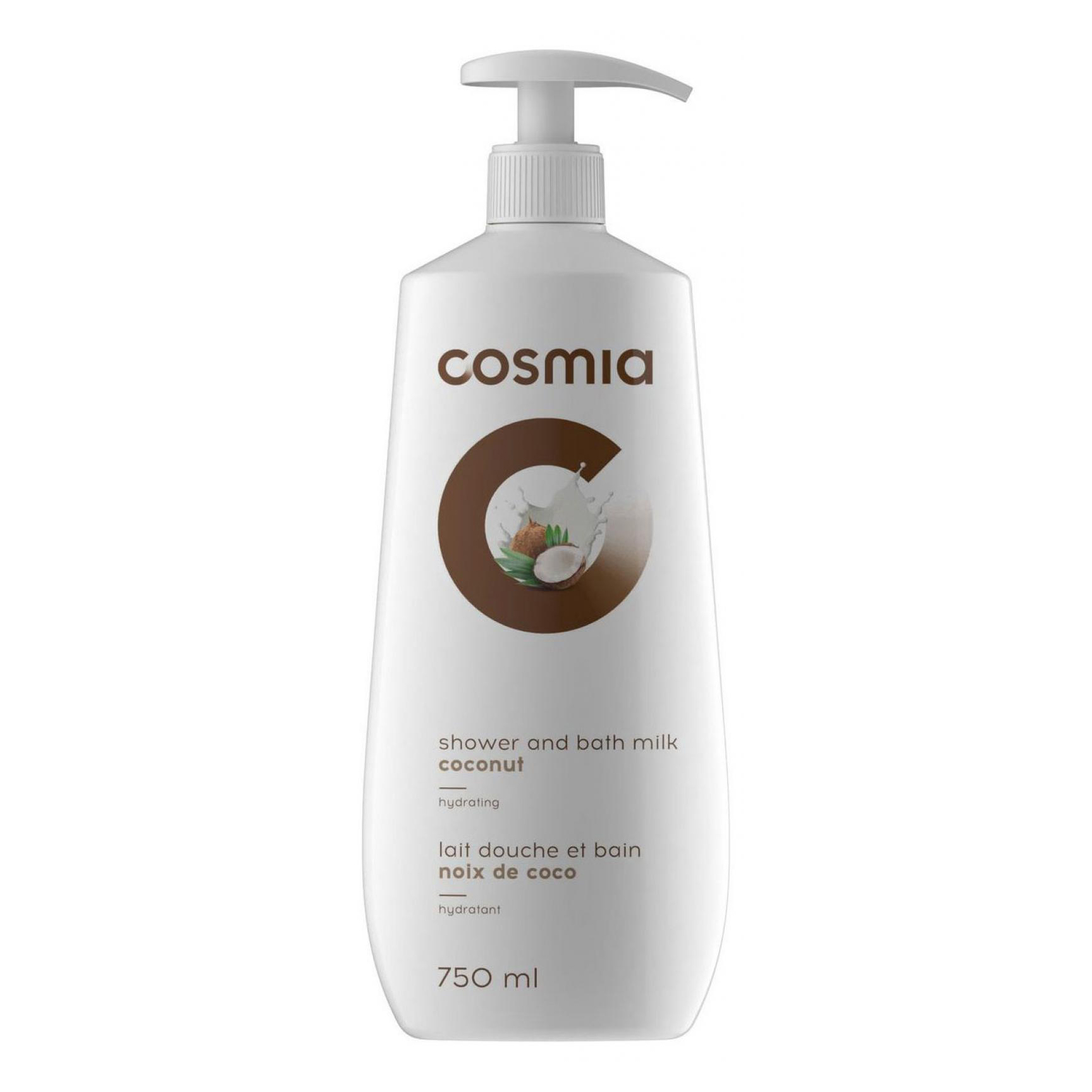 фото Гель для душа cosmia milk coconut кокос 750 мл