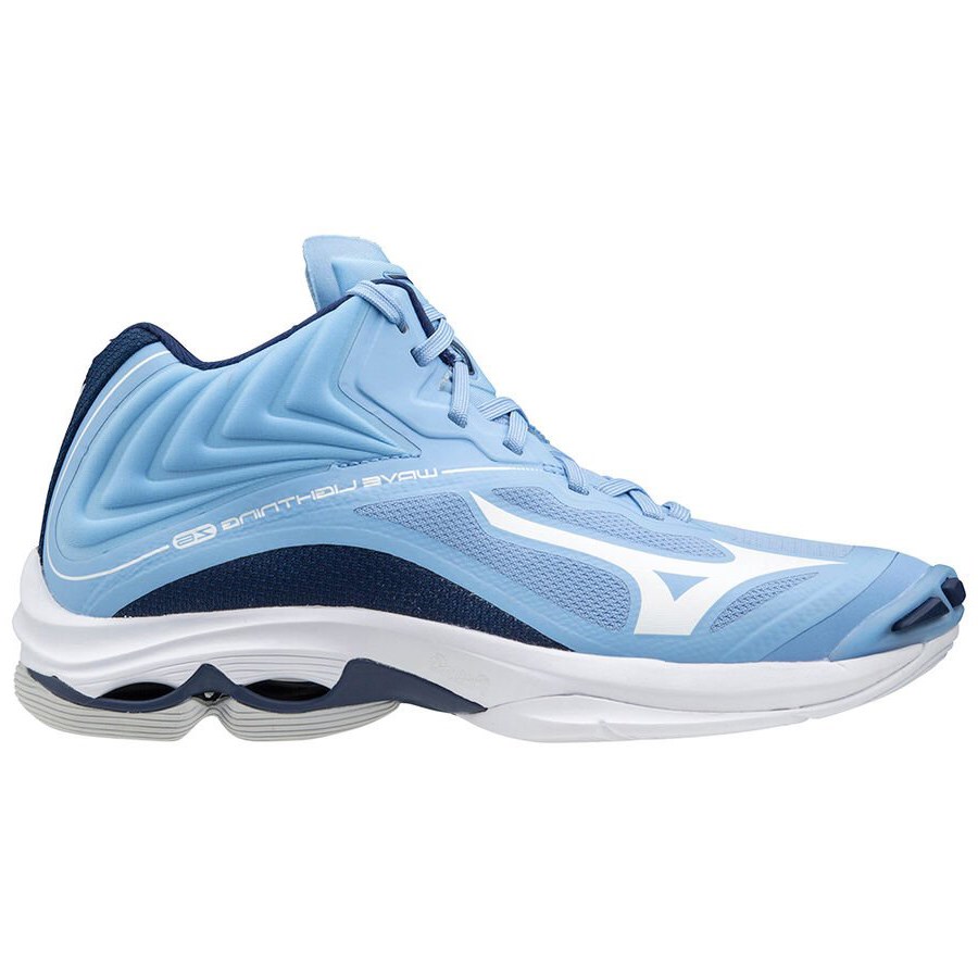 фото Кроссовки женские mizuno lightning mid v1gc2005 голубые 8.5 us