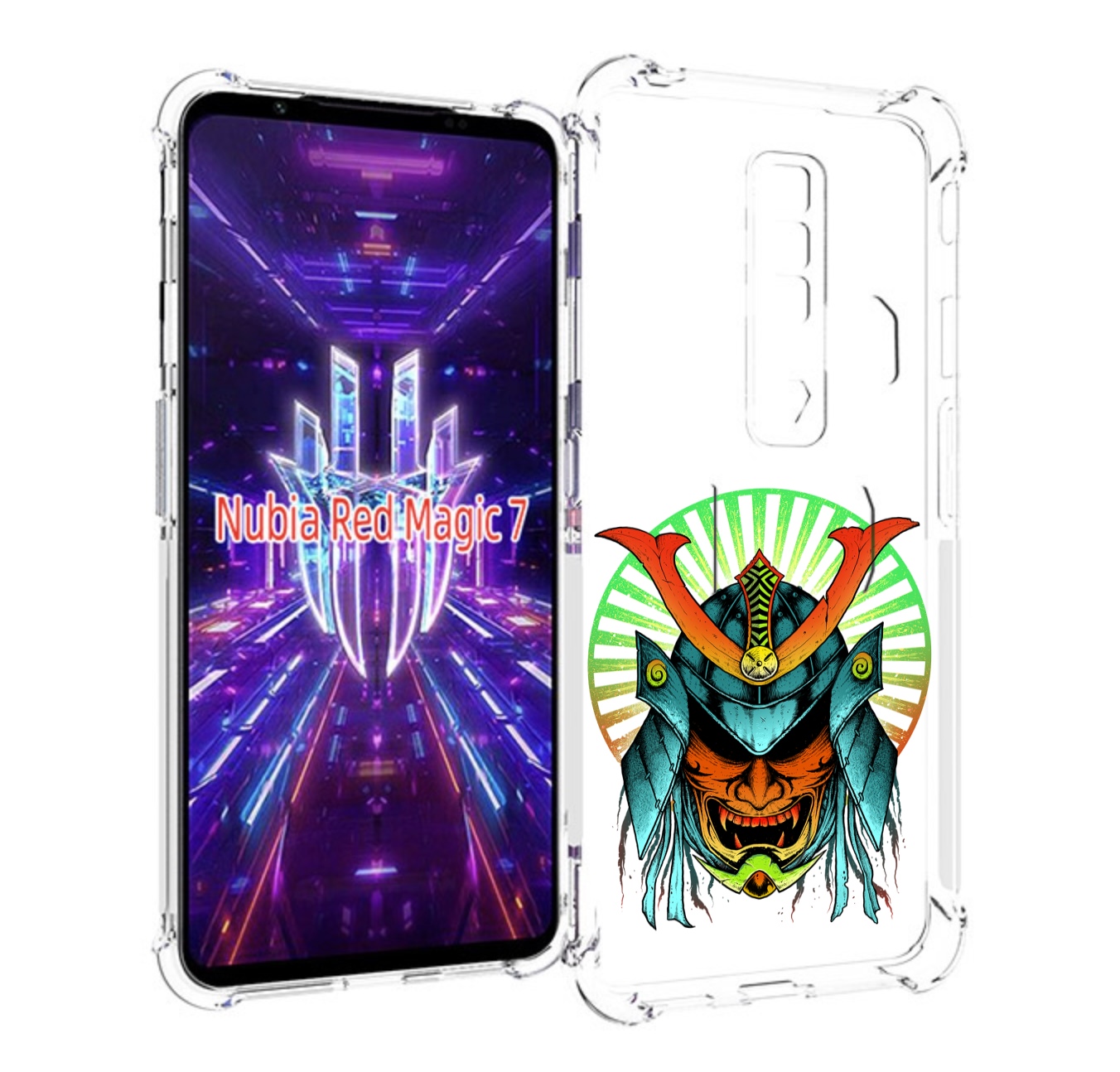 

Чехол MyPads ешимитсу рисунок для ZTE Nubia Red Magic 7, Прозрачный, Tocco
