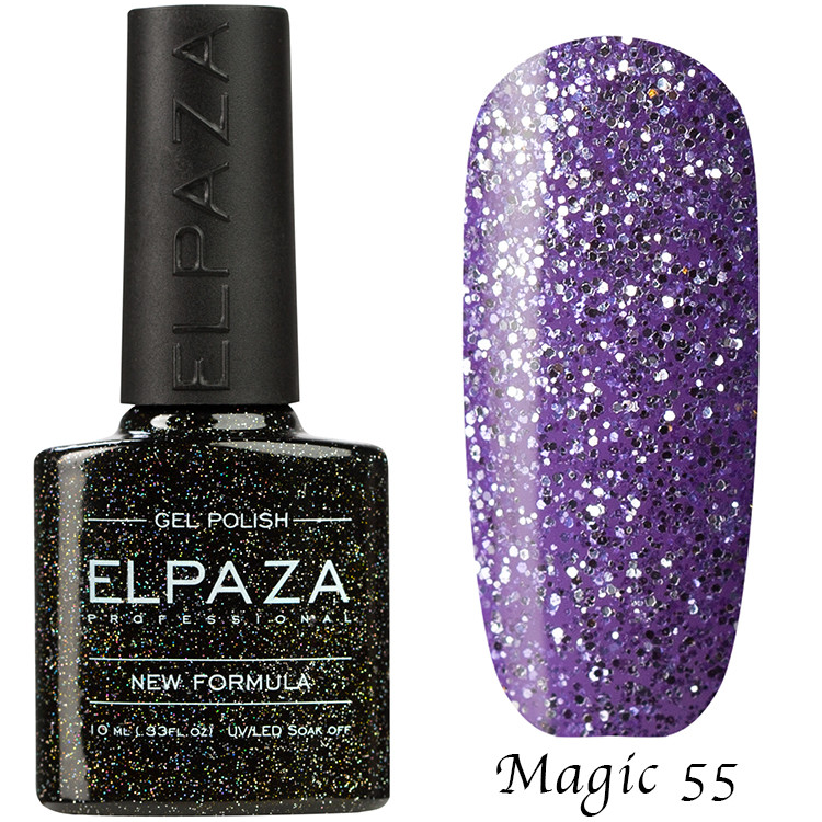 Гель-лак Elpaza Magic Glitter 55