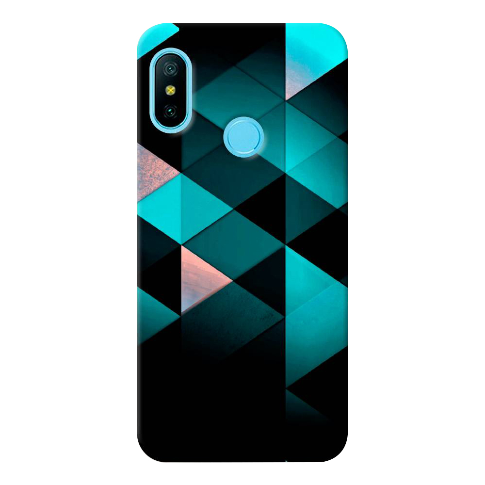 

Чехол пластиковый "Геометрия 16" на Xiaomi Redmi 6 Plus, Разноцветный