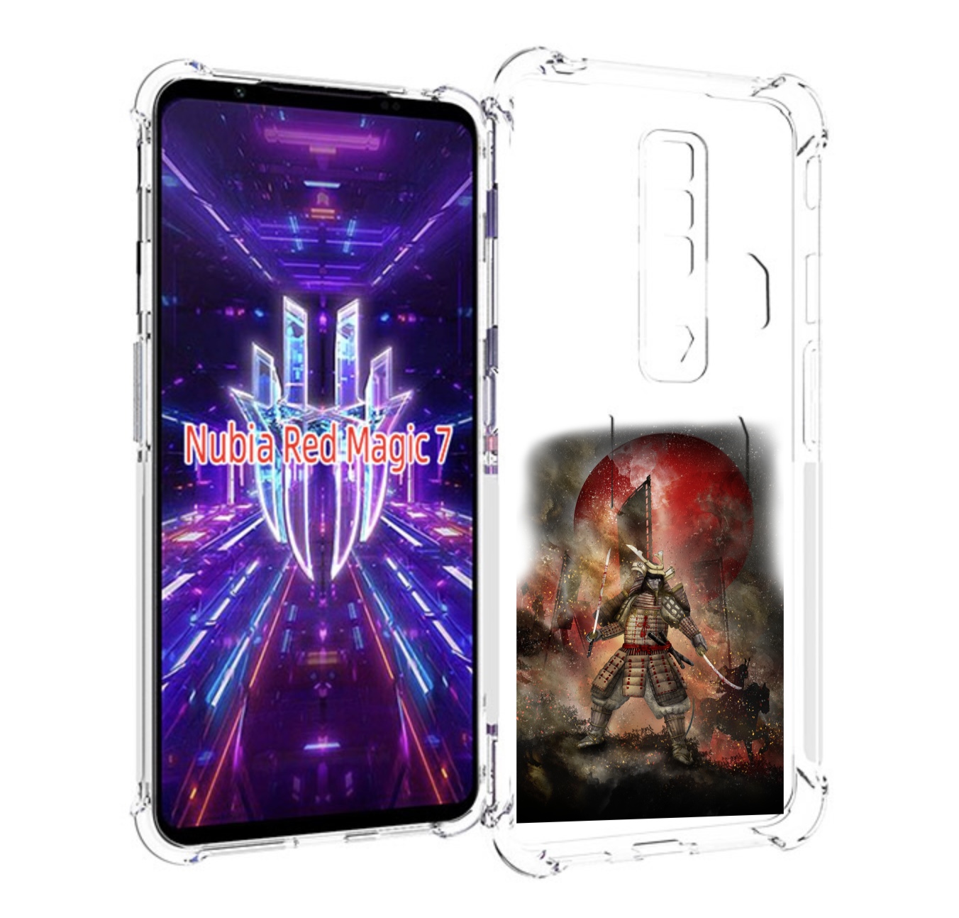 

Чехол MyPads китайскийвоин для ZTE Nubia Red Magic 7, Прозрачный, Tocco