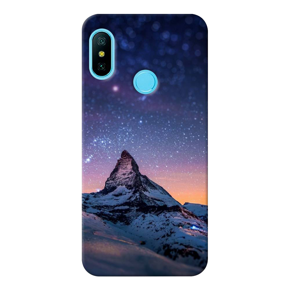 

Чехол пластиковый "Ночные пейзажи 5" на Xiaomi Redmi 6 Plus, Синий
