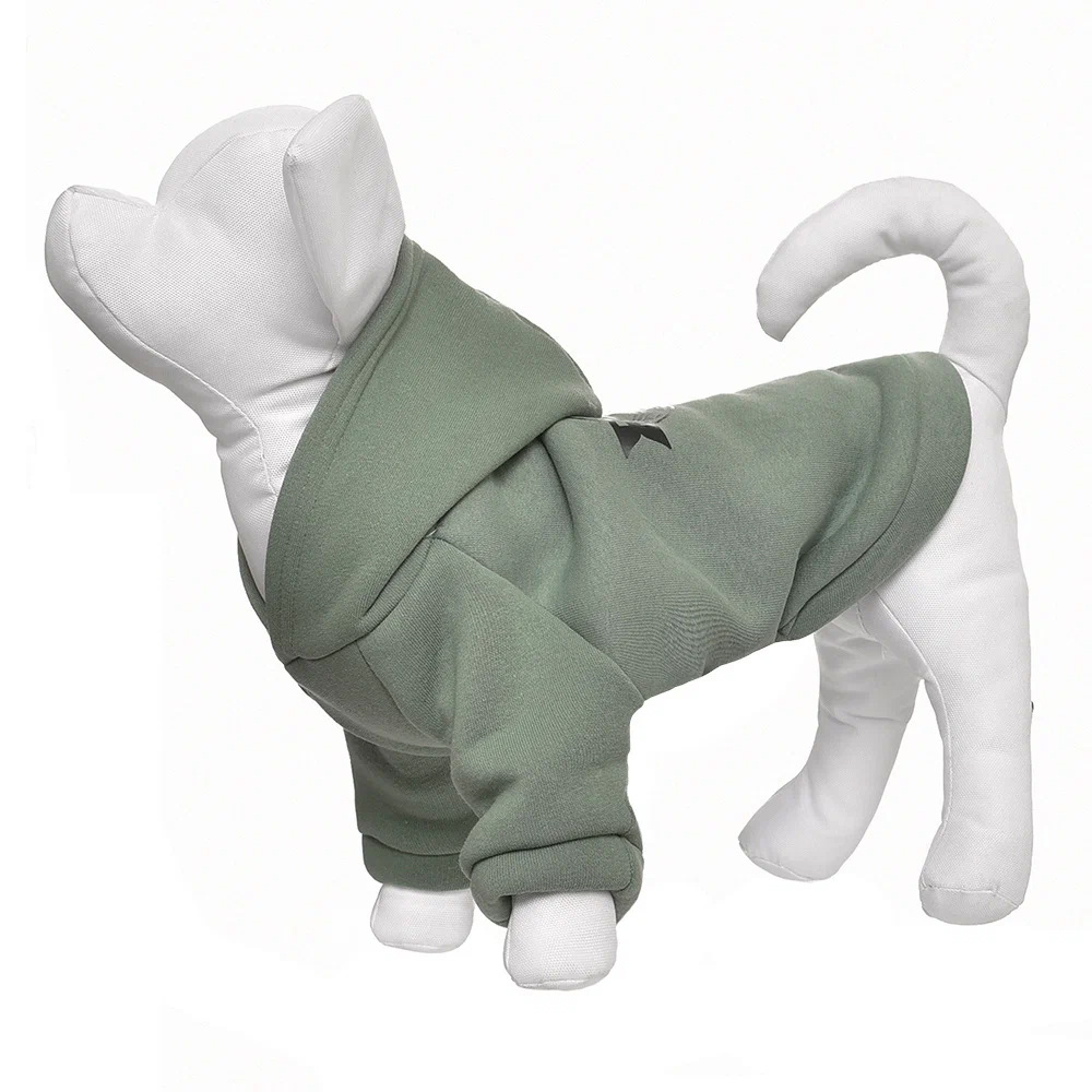 Толстовка с капюшоном для собаки Yami-Yami одежда зеленая