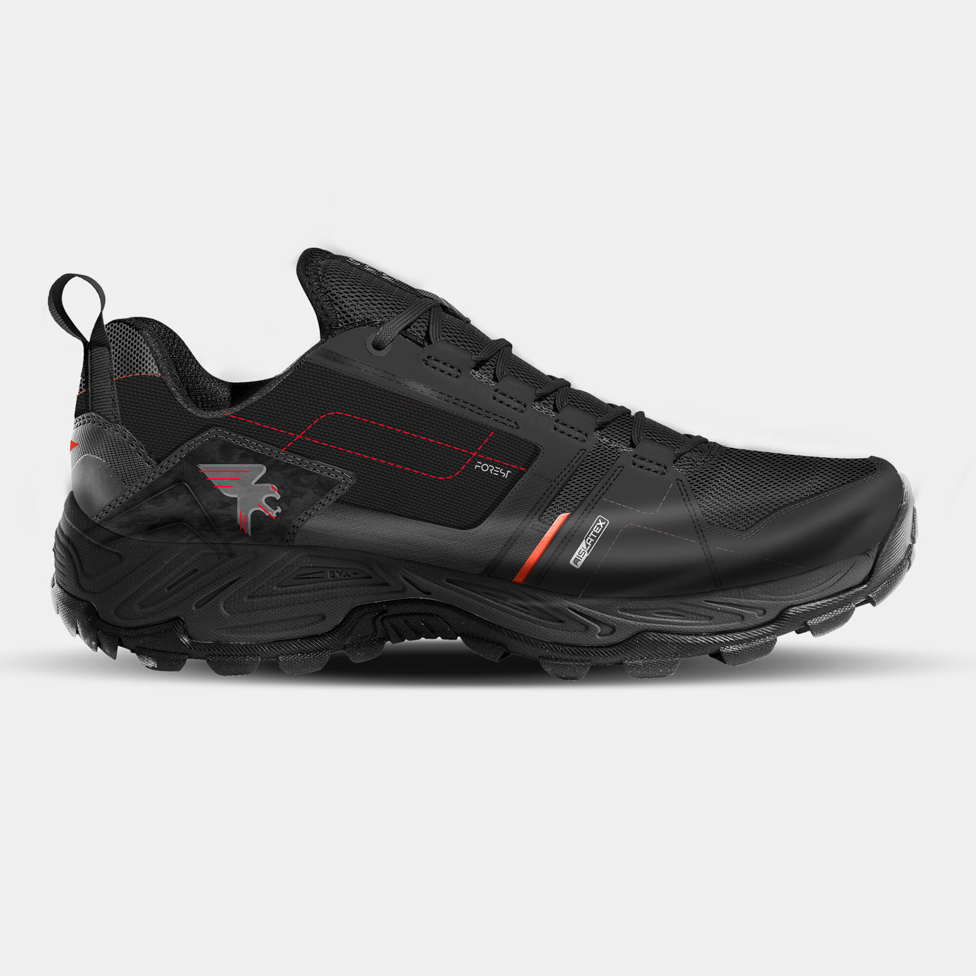 

Кроссовки унисекс Joma Serie Forest черные 44 EU, Serie Forest
