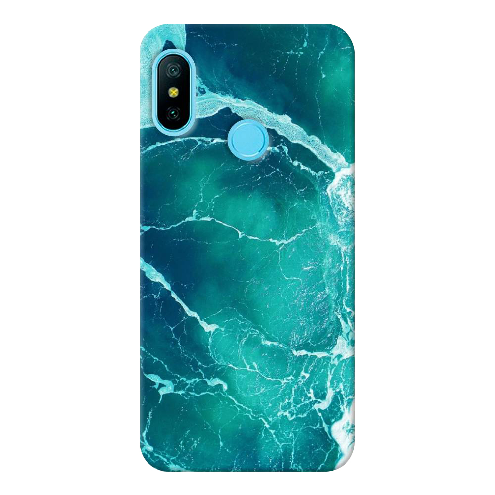 

Чехол пластиковый "Изумрудный океан" на Xiaomi Redmi 6 Plus, Разноцветный