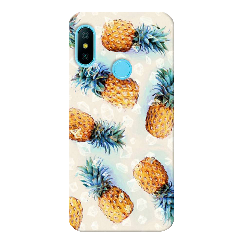 

Чехол пластиковый "Ананасы" на Xiaomi Redmi 6 Plus, Разноцветный
