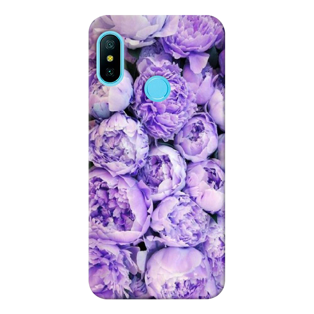

Чехол пластиковый "Пионы сиреневые" на Xiaomi Redmi 6 Plus, Фиолетовый