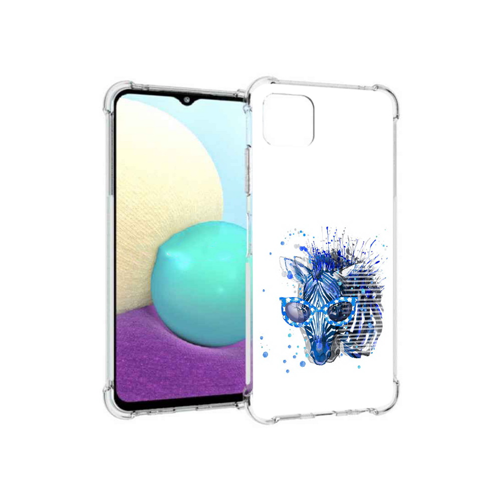 

Чехол MyPads Tocco для Samsung Galaxy A22s 5G расплывчатая зебра (PT226906.544.577), Прозрачный, Tocco