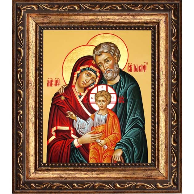 

Святое семейство. Икона на холсте.
