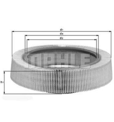 Фильтр воздушный KNECHT LX 61