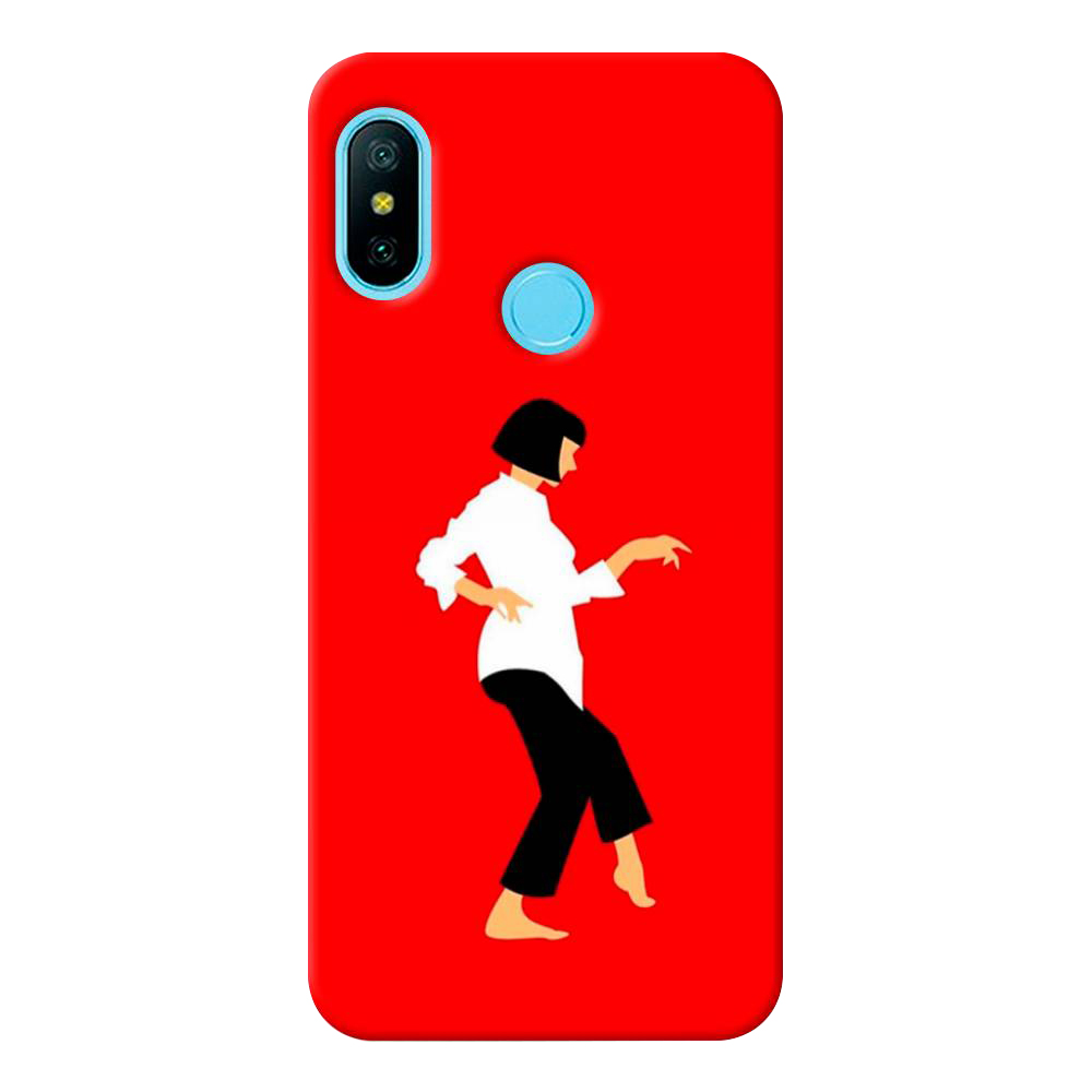 

Чехол пластиковый "Криминальное чтиво 1" на Xiaomi Redmi 6 Plus, Красный