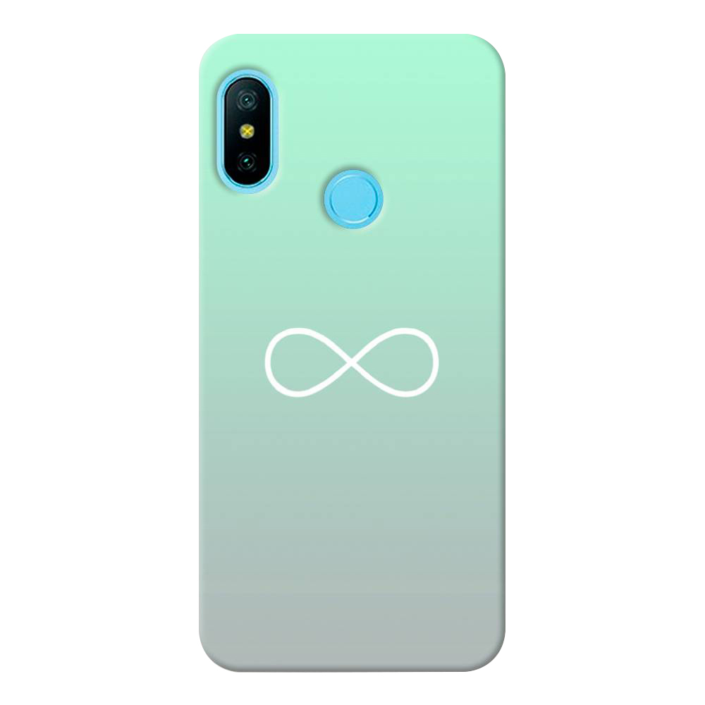 

Чехол пластиковый "Бесконечность от Тиффани" на Xiaomi Redmi 6 Plus, Зеленый