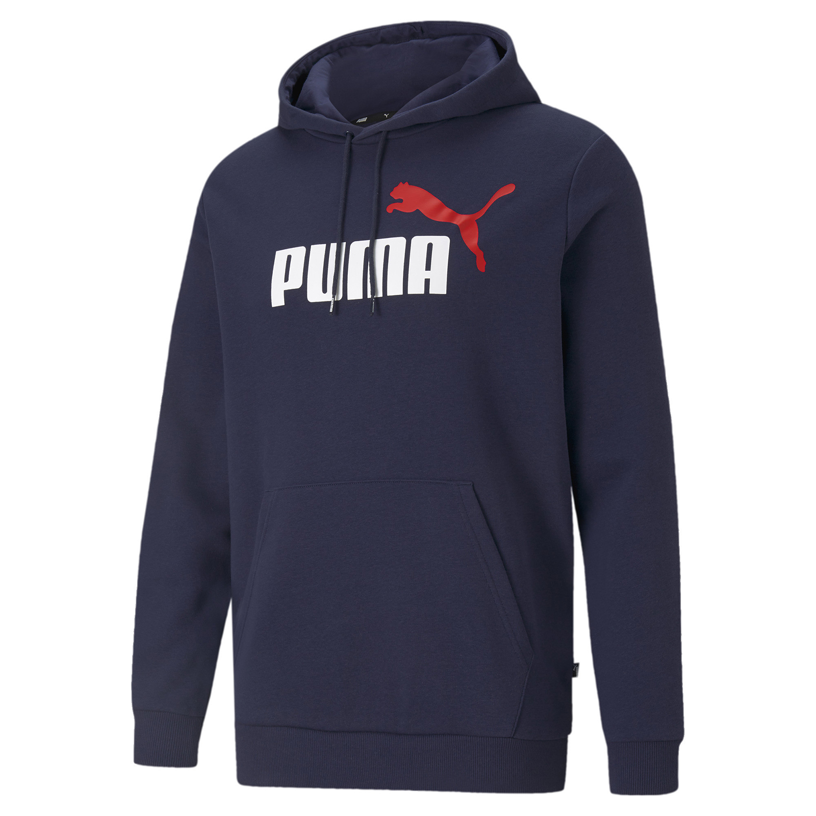 фото Толстовка мужская puma ess+ 2 col big logo hoodie tr синяя m