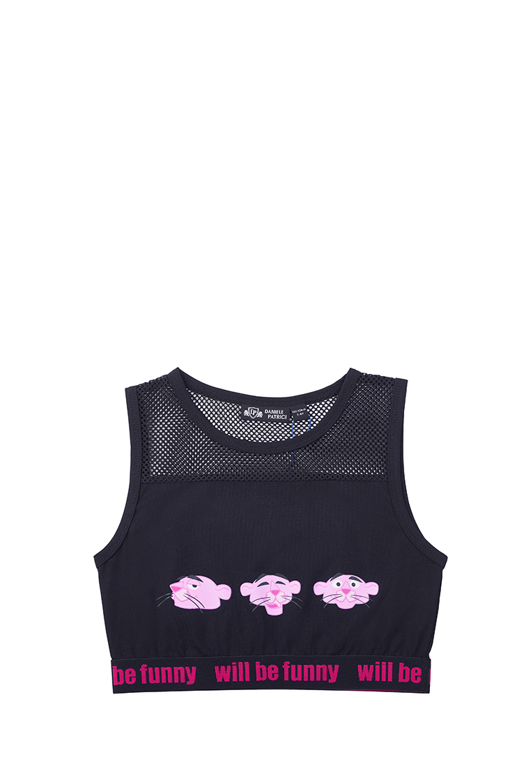 

Топ детский Daniele Patrici SS23C56100936 черный, 140, 207387