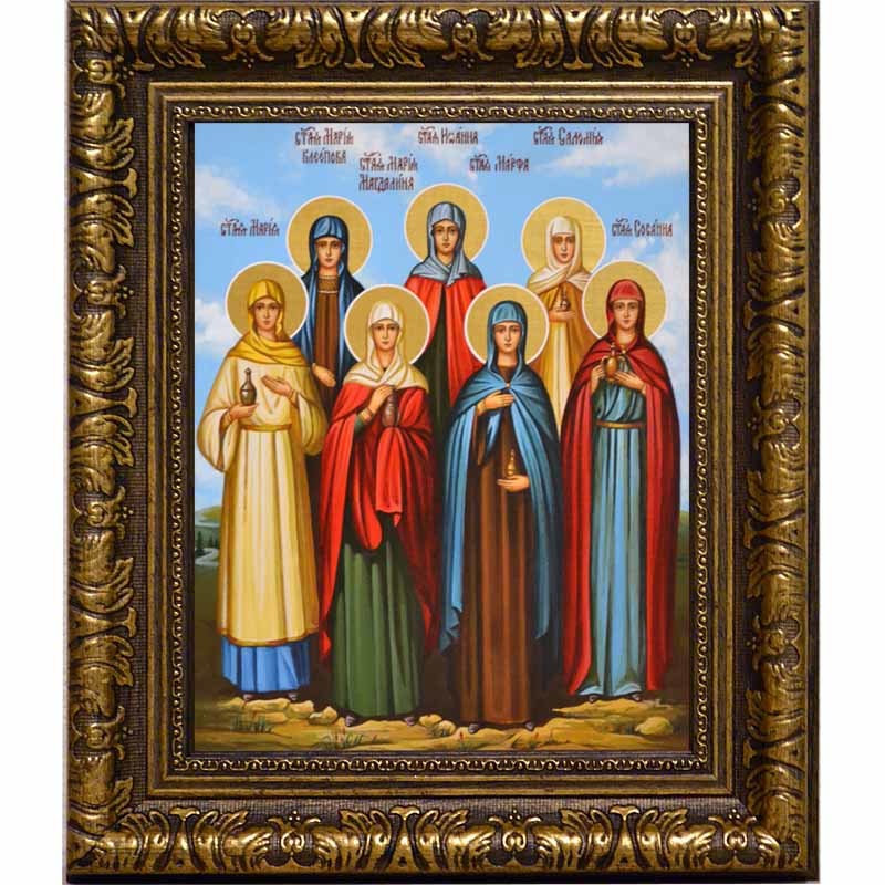 

Жёны мироносицы. Икона на холсте.