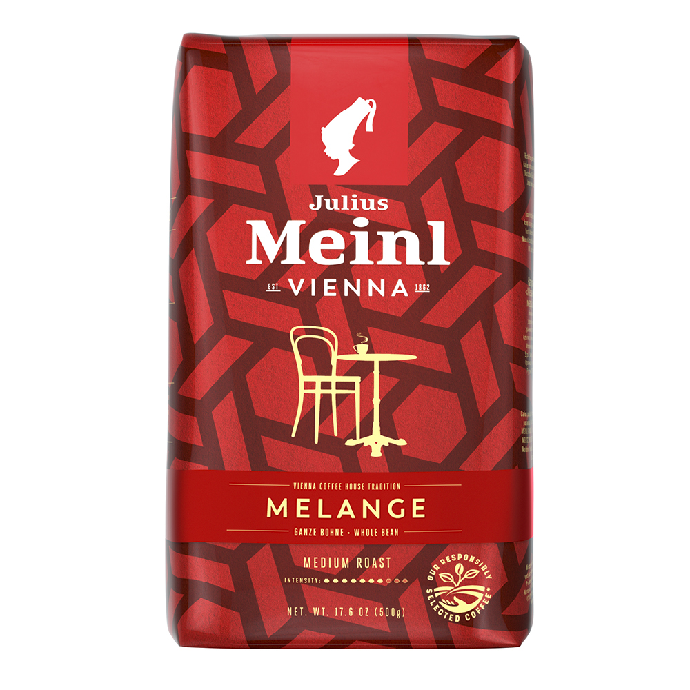Кофе в зернах Julius Meinl Melange для кофемашин арабика робуста, 500 г