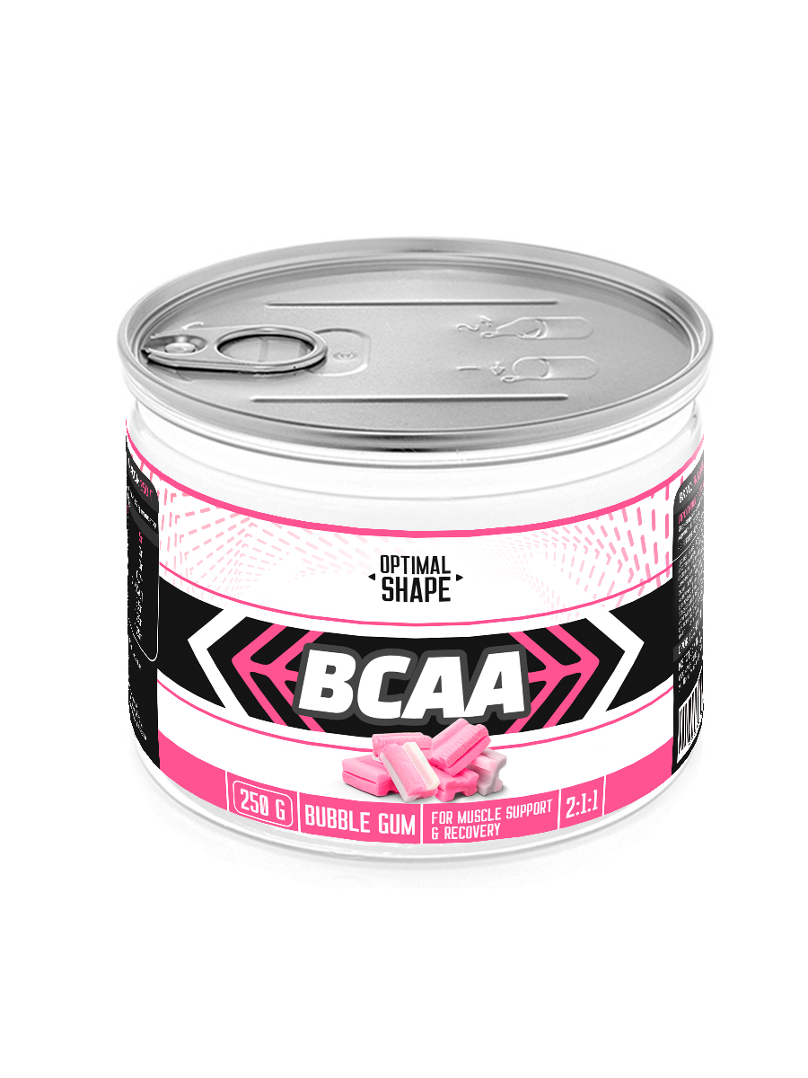 Аминокислоты Optimal Shape BCAA Бабл-гам 250г