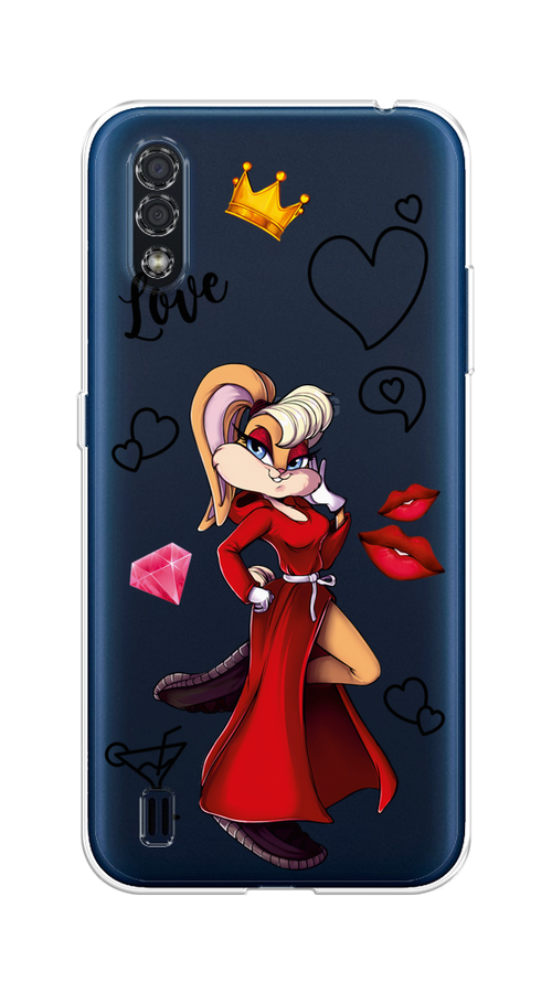 

Чехол на Samsung Galaxy M01 "Rich Lola Bunny", Красный;бежевый;оранжевый, 2101150-6
