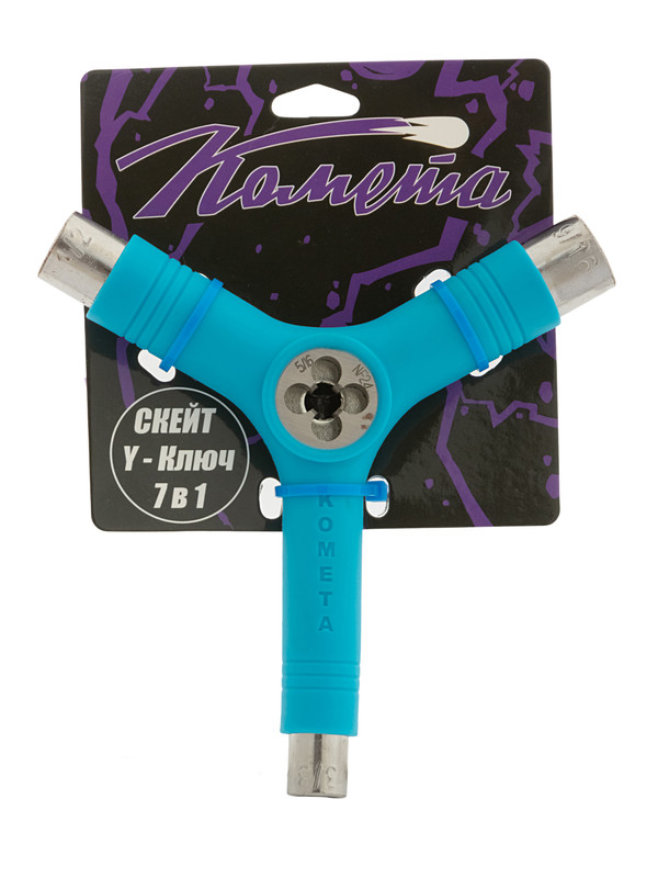 Ключ для скейтборда Y-образный синий