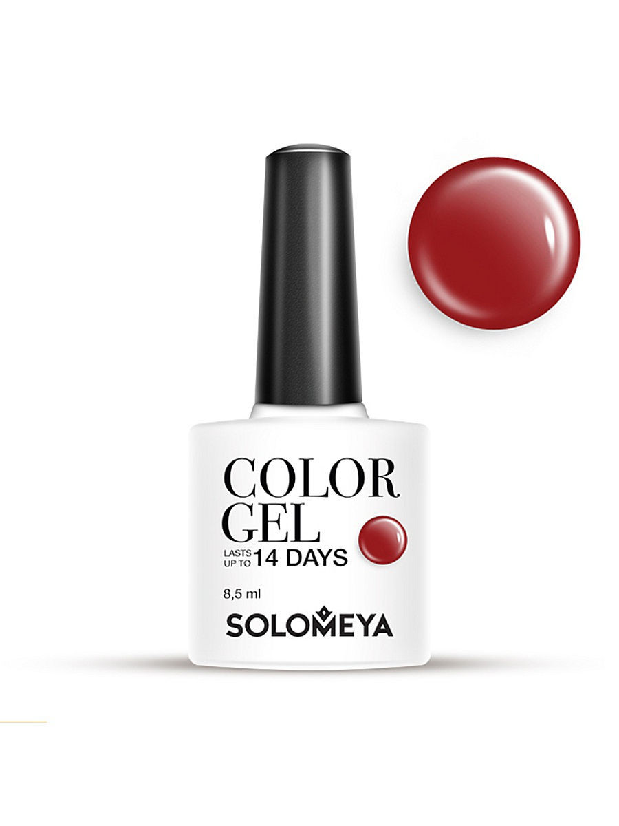 фото Гель-лак для ногтей solomeya wine bordeaux бордо, 8,5 мл