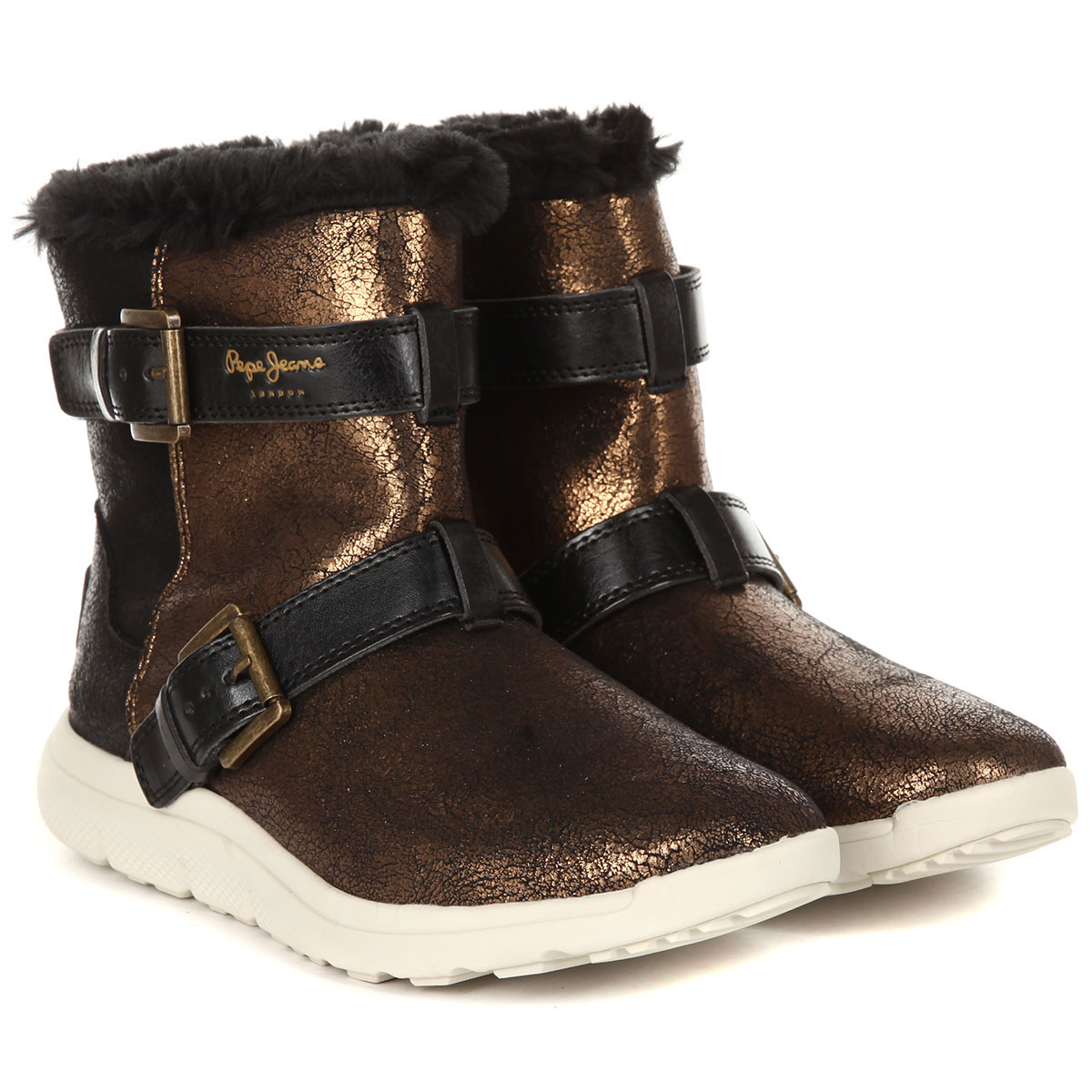 фото Полусапоги женские pepe jeans hyke w snow pls30762 золотистые 39 eu