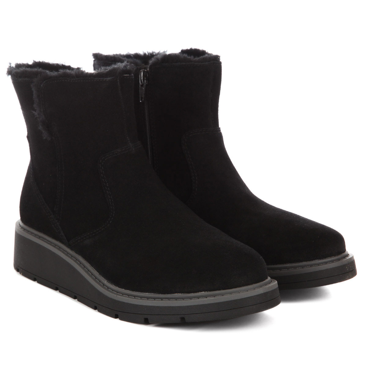 фото Полусапоги женские clarks ivery ridge черные 37.5 eu