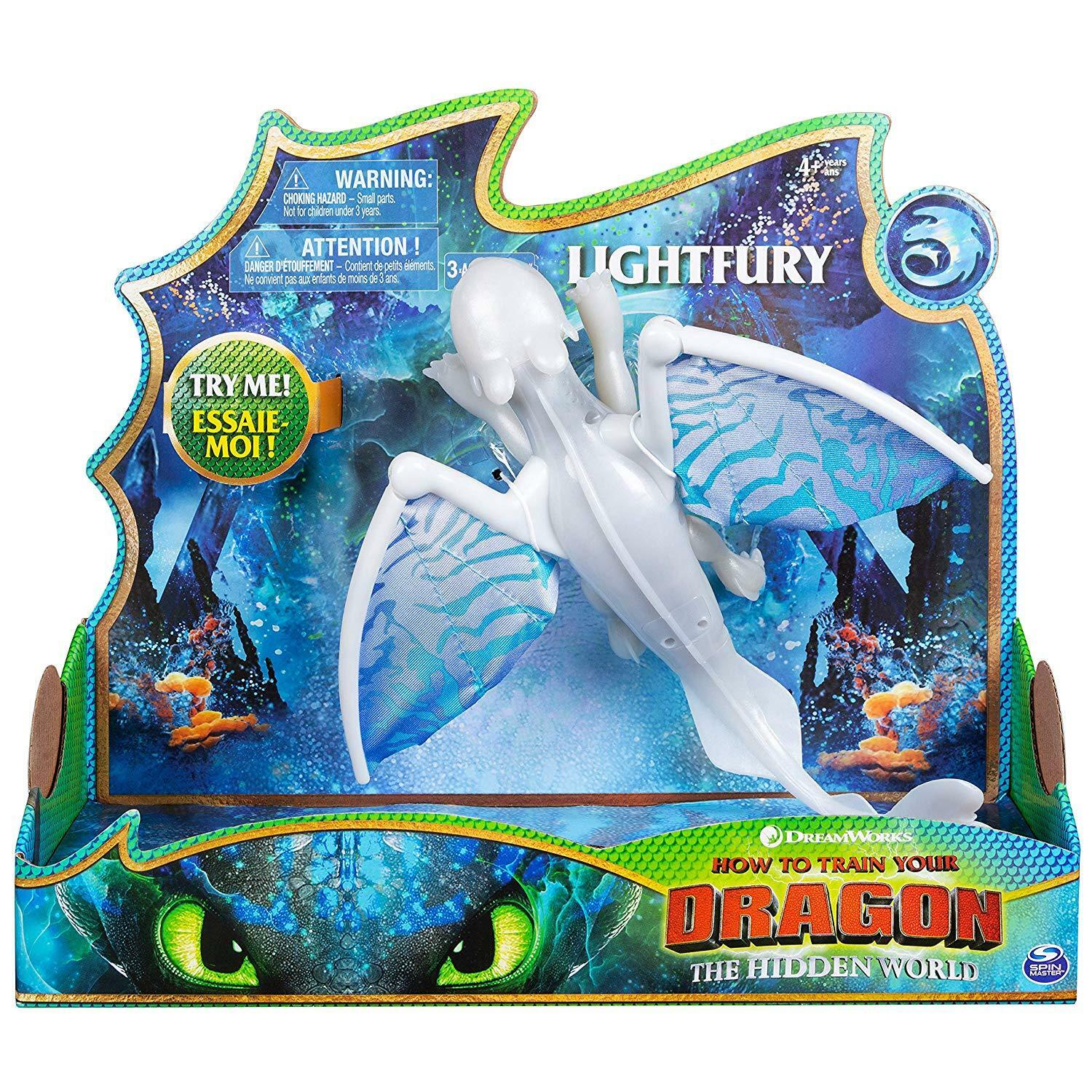 фото Подвижная фигурка spin master dragones dreamworks lightfury deluxe dragon