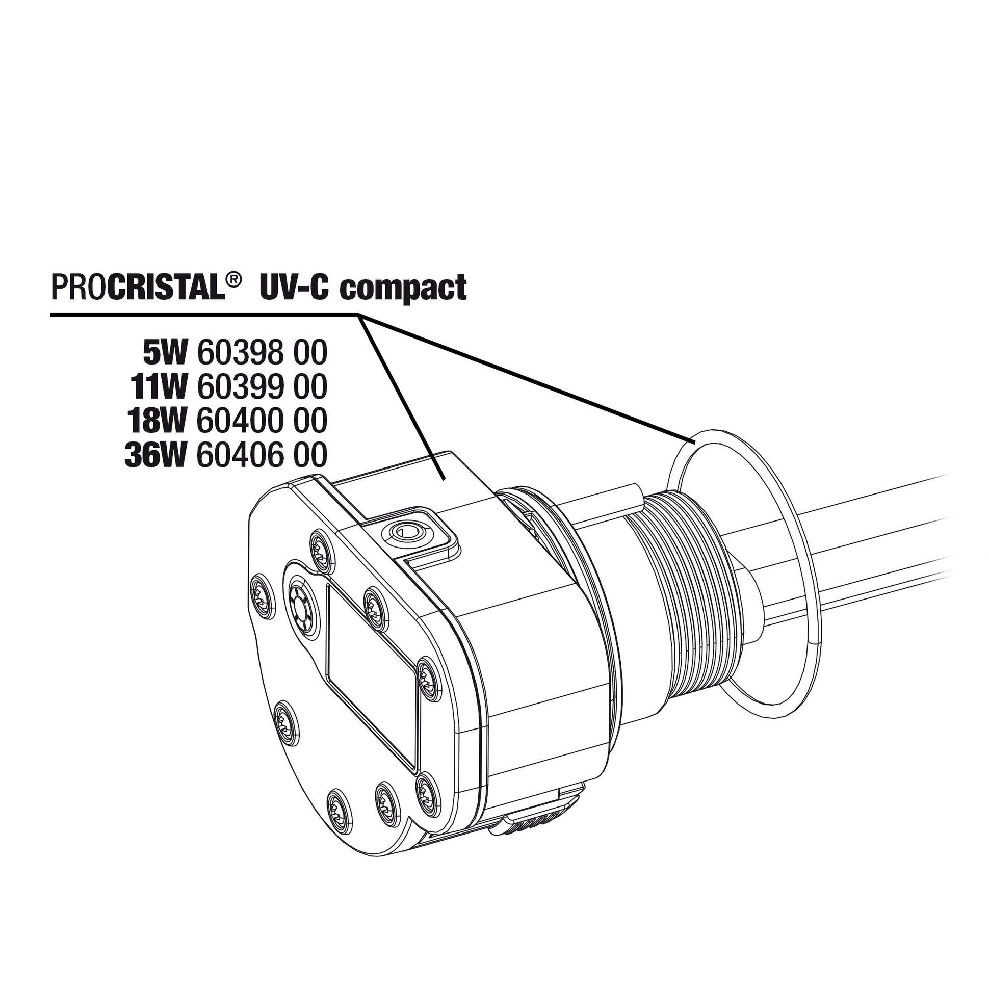 фото Блок питания jbl compact uv-c electric unit для стерилизатора procristal compact uv-c 5 вт