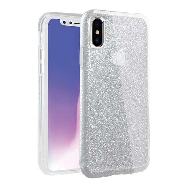 Чехол Uniq Clarion Tinsel для iPhone Xs Max прозрачный