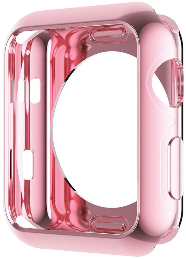 фото Чехол для смарт-часов eva для apple watch 40mm - розовый (afc005p)