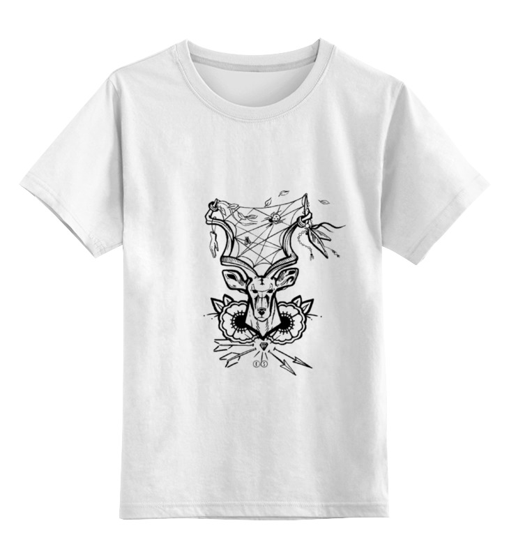 

Детская футболка классическая Printio Koodоо, р. 128, Белый, 0000000666097