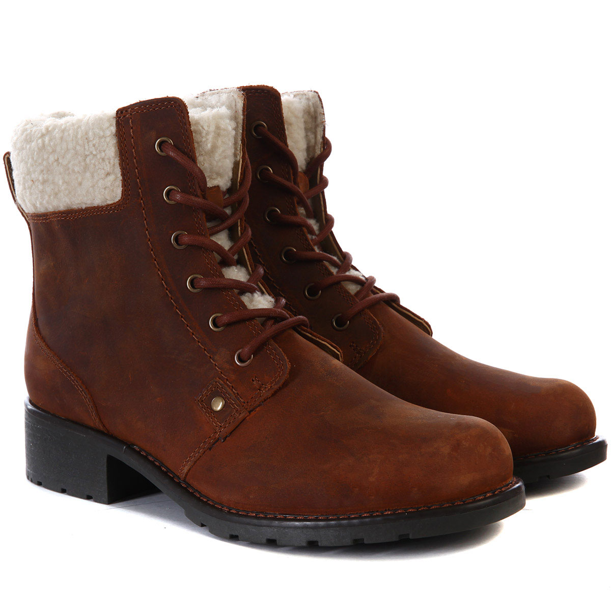 фото Ботинки женские clarks orinoco dusk коричневые 40 eu