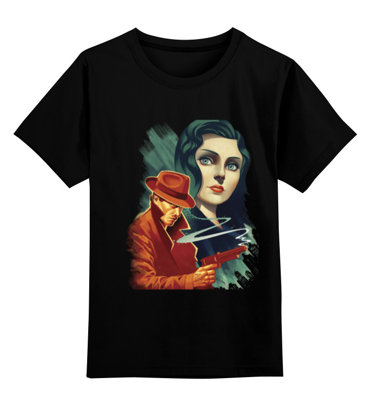 

Детская футболка классическая Printio Bioshock, р. 104, Черный, 0000000664566