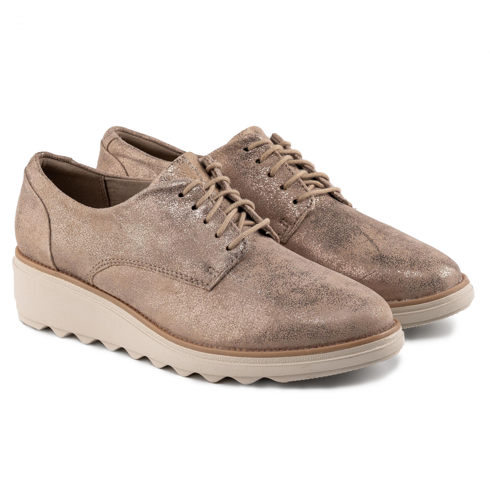 

Полуботинки женские Clarks Sharon Crystal 26140071 серебристые 36 EU, Sharon Crystal 26140071