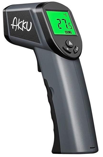 фото Бесконтактный термометр xiaomi akku high temperature laser ak332 grey