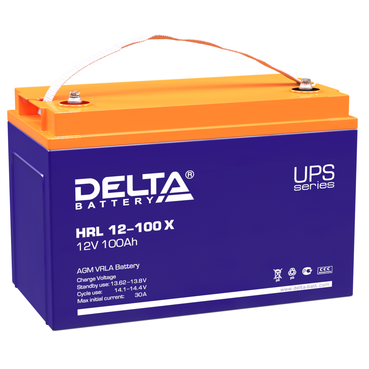 фото Аккумулятор для ибп delta hrl 12-100 x