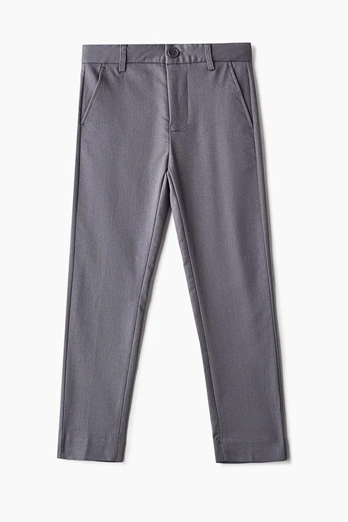 

Брюки для мальчика Button Blue, цв.серый, р-р 140, 219BBBS63030100