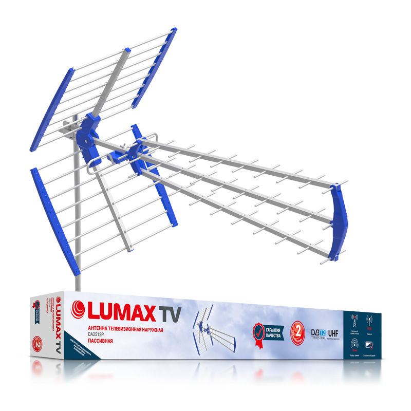

Антенна телевизионная Lumax DA2512P, DA2512P
