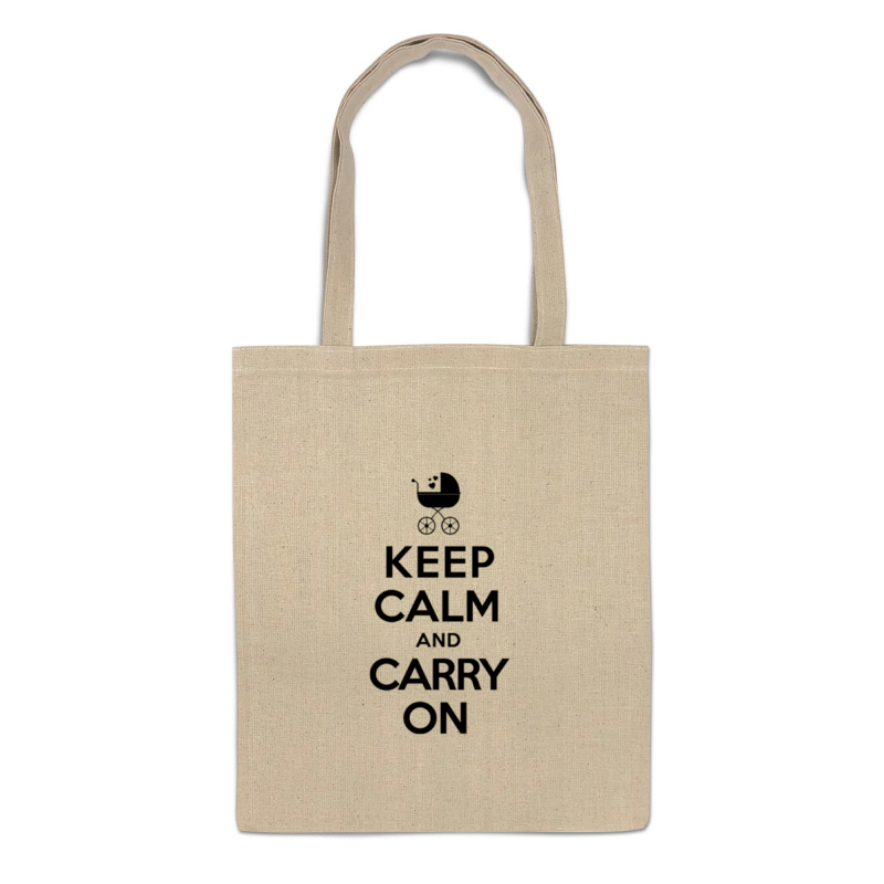 

Сумка-шоппер Printio Keep calm & carry on 771577, 771577