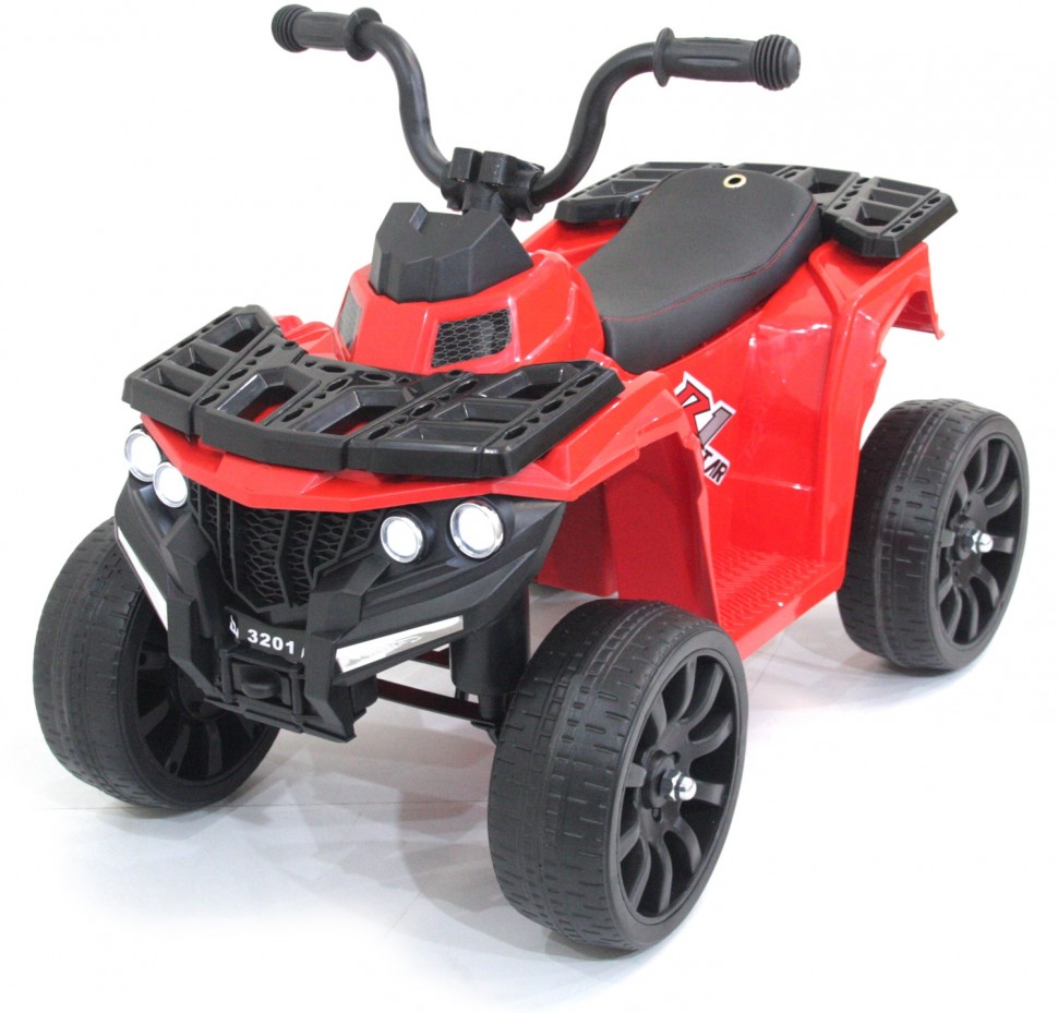 Детский квадроцикл FUTAI R1 на резиновых колесах красный 6V 3201-RED детский электромотоцикл futai kawasaki ninja 12v eva dls07 white