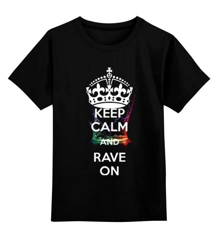 

Детская футболка классическая Printio Eat sleep rave repeat, р. 152, Черный, 0000000665444