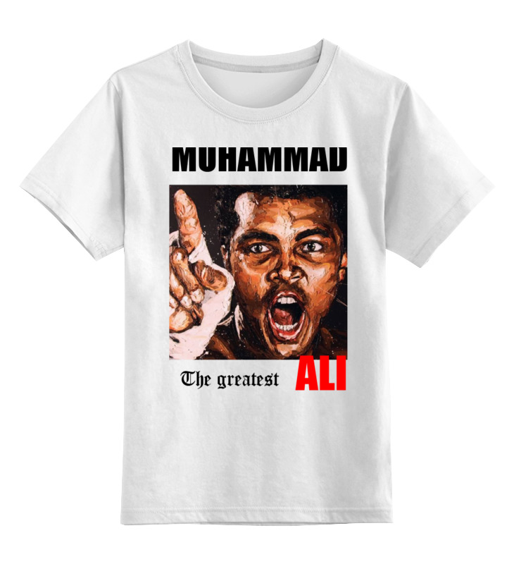Детская футболка классическая Printio Muhhamad ali the greatest, р. 140
