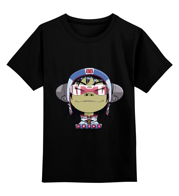 

Детская футболка классическая Printio Gorillaz, р. 140, Черный, 0000000672166