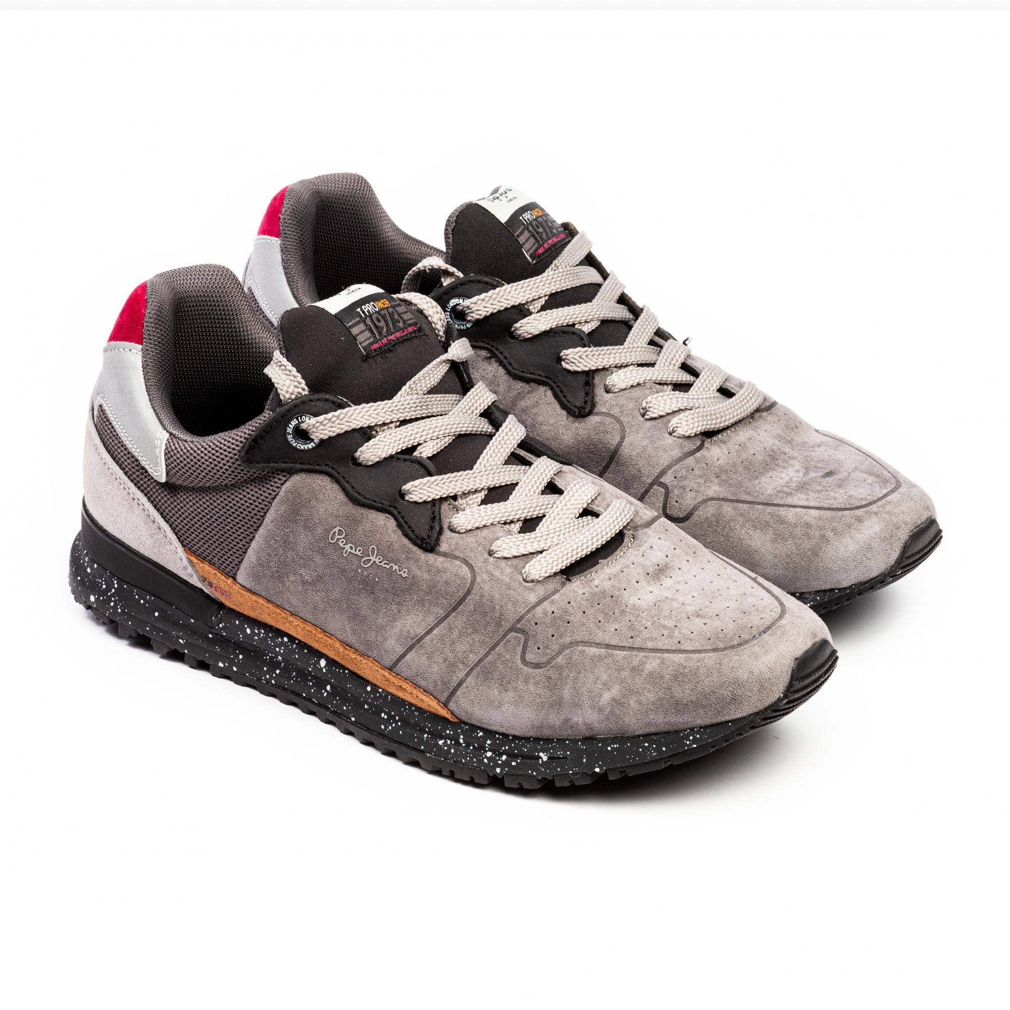 фото Кроссовки мужские pepe jeans tinker pro sport pms30584 серые 41 eu