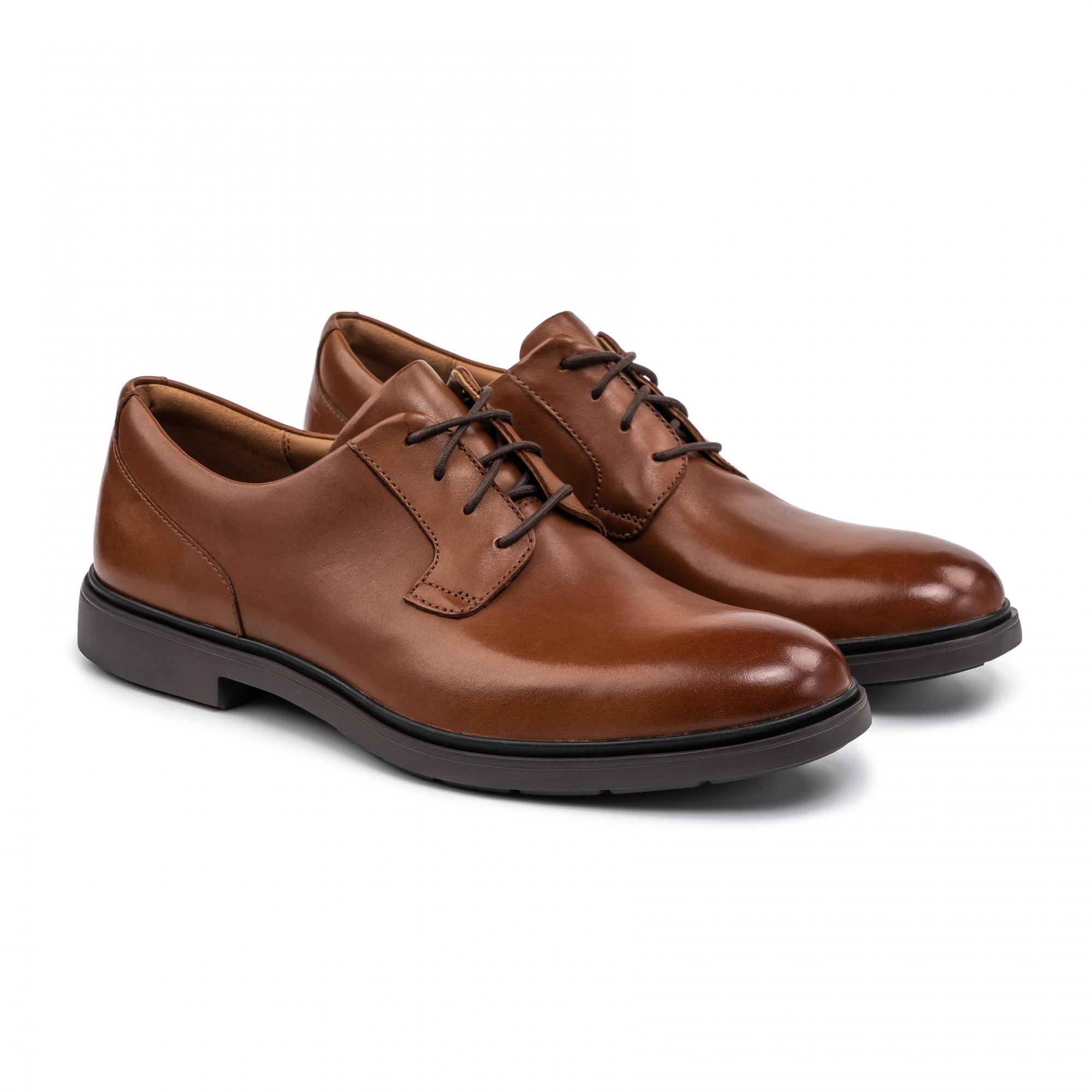 фото Туфли мужские clarks un tailor tie коричневые 41.5 eu