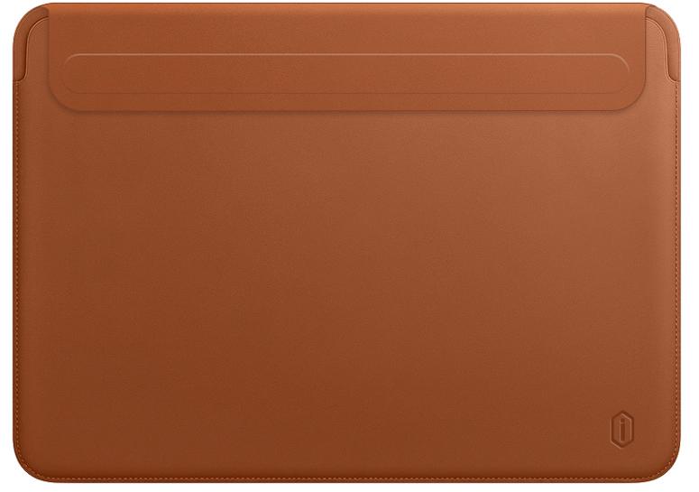 фото Чехол wiwu skin new pro 2 leather sleeve 13,3" для macbook air 13 brown